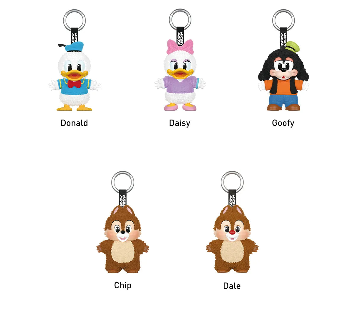 Pop Mart Mickey Family Cute Together Keychain Series Figures