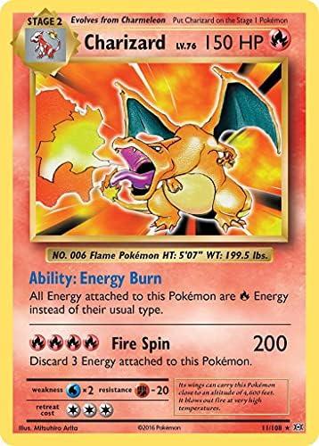 #11 CHARIZARD-HOLO | 2016 POKEMON XY EVOLUTIONS Pokemon