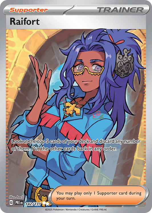 Raifort 142/131 Ultra Rare Pokemon Card (Scarlet & Violet Prismatic Evolutions)