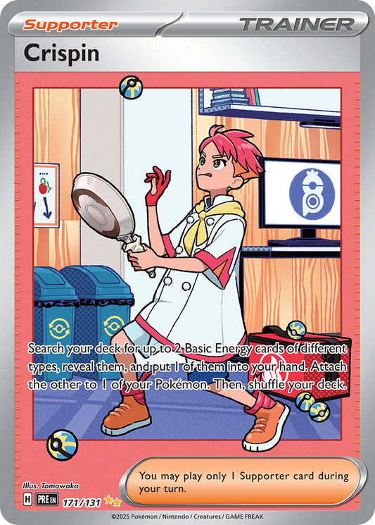 Crispin 171/131 Special Illustration Rare Pokemon Card (Scarlet & Violet Prismatic Evolutions)