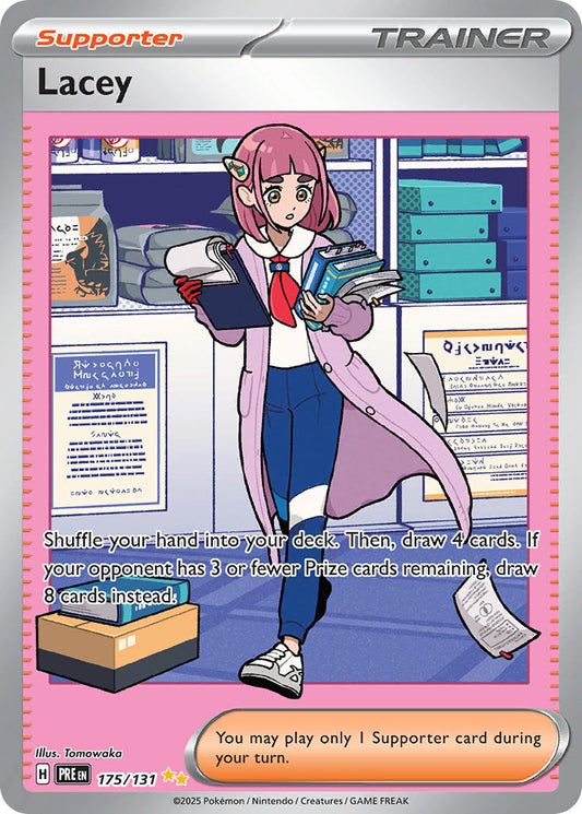 Lacey 175/131 Special Illustration Rare Pokemon Card (Scarlet & Violet Prismatic Evolutions)