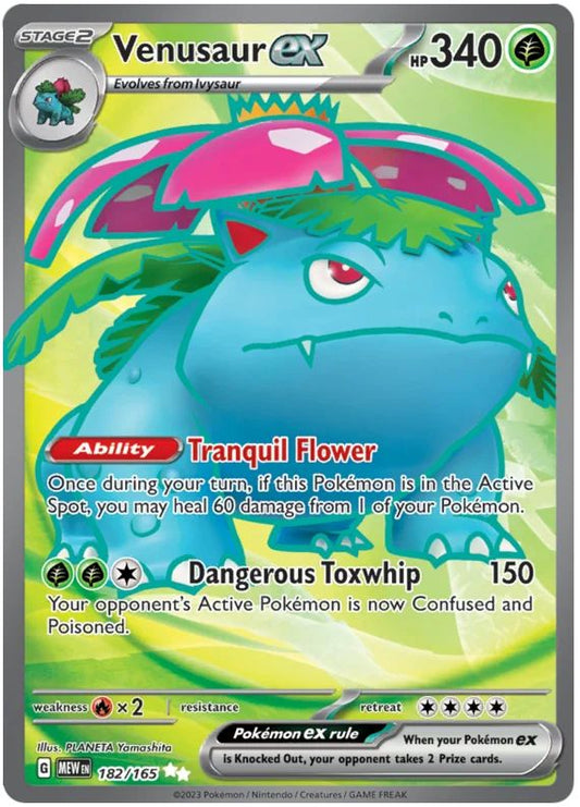 Venusaur ex 182/165 Ultra Rare Pokemon Card (Pokemon SV 151)