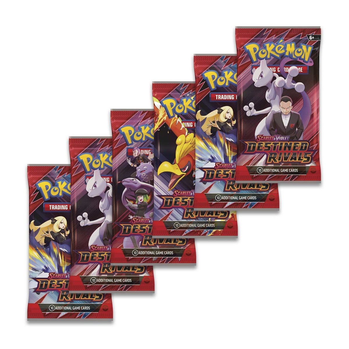 Scarlet & Violet-Destined Rivals Booster Bundle (6 Packs)-Pokemon