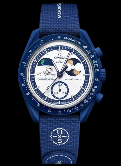 Swatch x Omega MISSION TO EARTHPHASE - MOONSHINE GOLD (SO33N702L)-Swatch