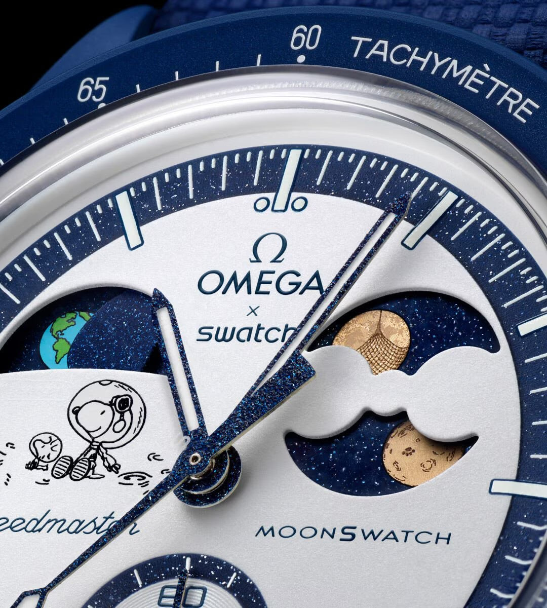 Swatch x Omega Moonswatch Mission To Earthphase Moonshine Gold (SO33N701L)-Pixel-Hub Media Ltd