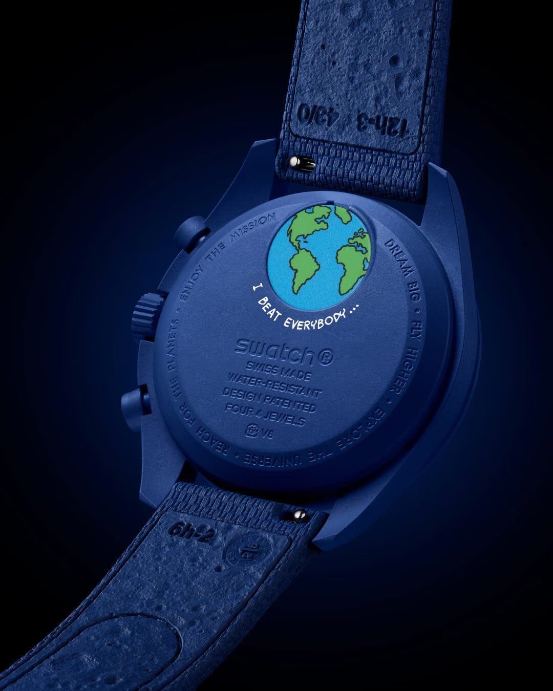 Swatch x Omega Moonswatch Mission To Earthphase Moonshine Gold (SO33N701L)-Pixel-Hub Media Ltd
