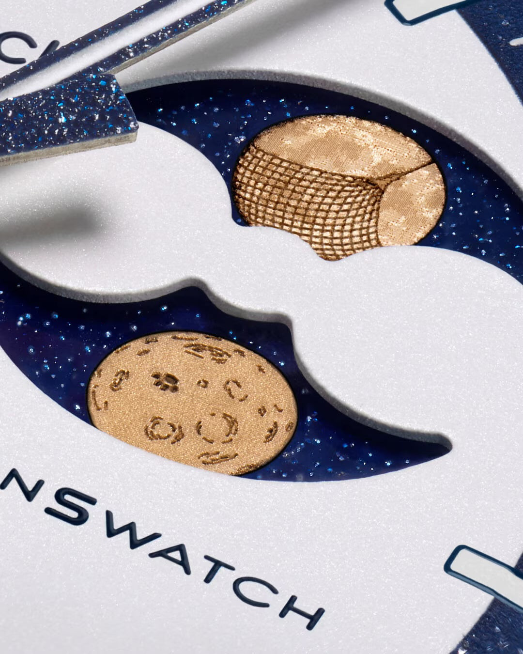 Swatch x Omega Moonswatch Mission To Earthphase Moonshine Gold (SO33N701L)-Pixel-Hub Media Ltd