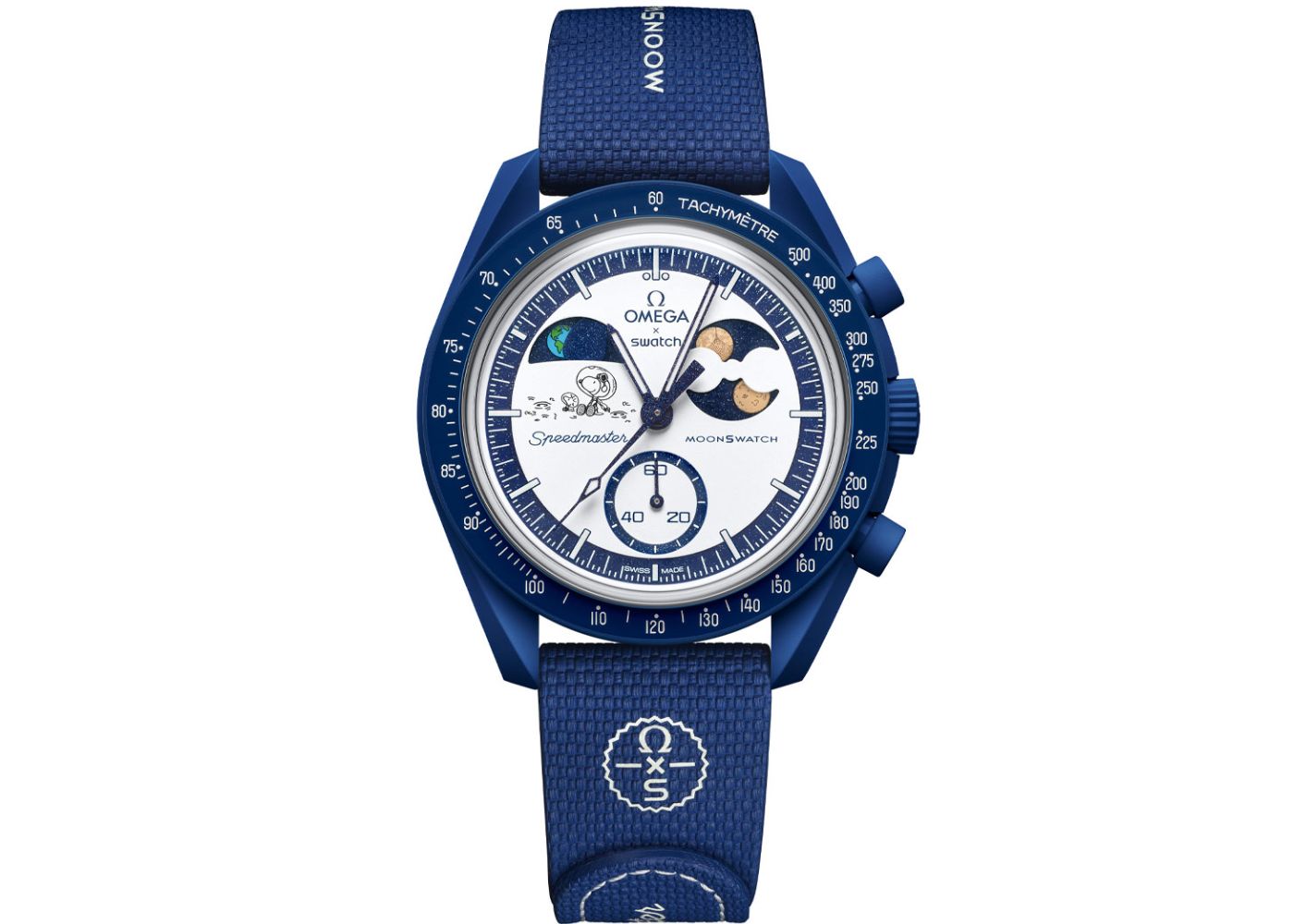 Swatch x Omega Moonswatch Mission To Earthphase Moonshine Gold (SO33N701L)-Pixel-Hub Media Ltd