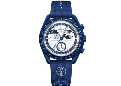 Swatch x Omega Moonswatch Mission To Earthphase Moonshine Gold (SO33N701L)-Pixel-Hub Media Ltd