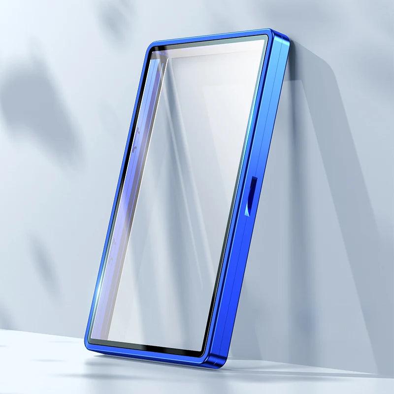 Graded Slab Protection Case Blue Pixel-Hub