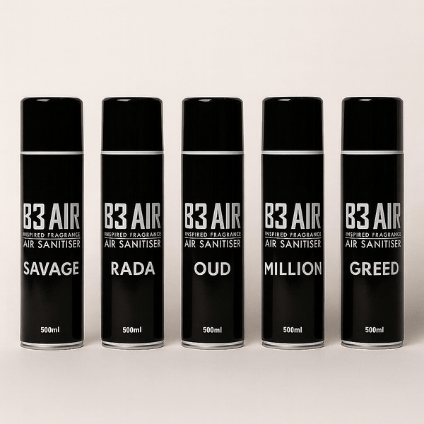 Luxury Air Freshener, 500ml, Premium Turbo Jet Spray, Long-Lasting 5X Duration B3 AIR
