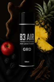 Luxury Air Freshener, 500ml, Premium Turbo Jet Spray, Long-Lasting 5X Duration GRD B3 AIR
