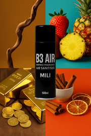 Luxury Air Freshener, 500ml, Premium Turbo Jet Spray, Long-Lasting 5X Duration MILI B3 AIR
