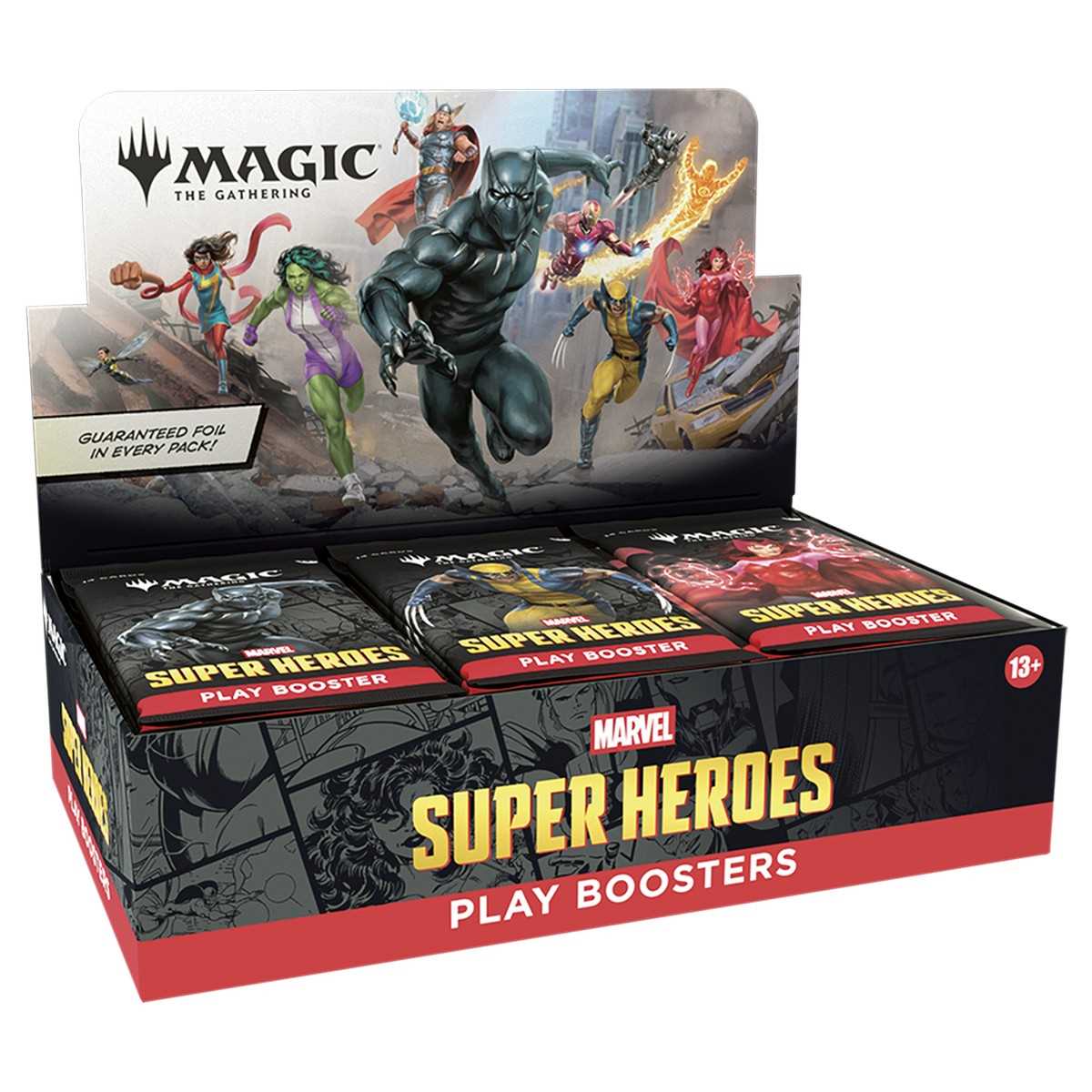 Magic The Gathering: Marvel Super Heroes - Play Booster Box (30 Packs) Magic: The Gathering