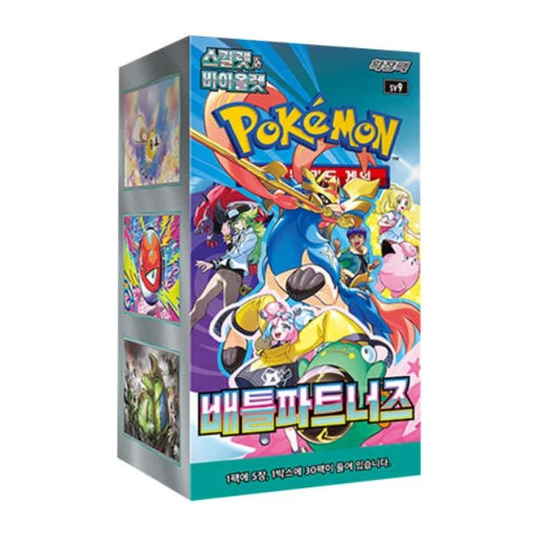 Pokemon Battle Partners sv9 Korean Booster Box Pokemon