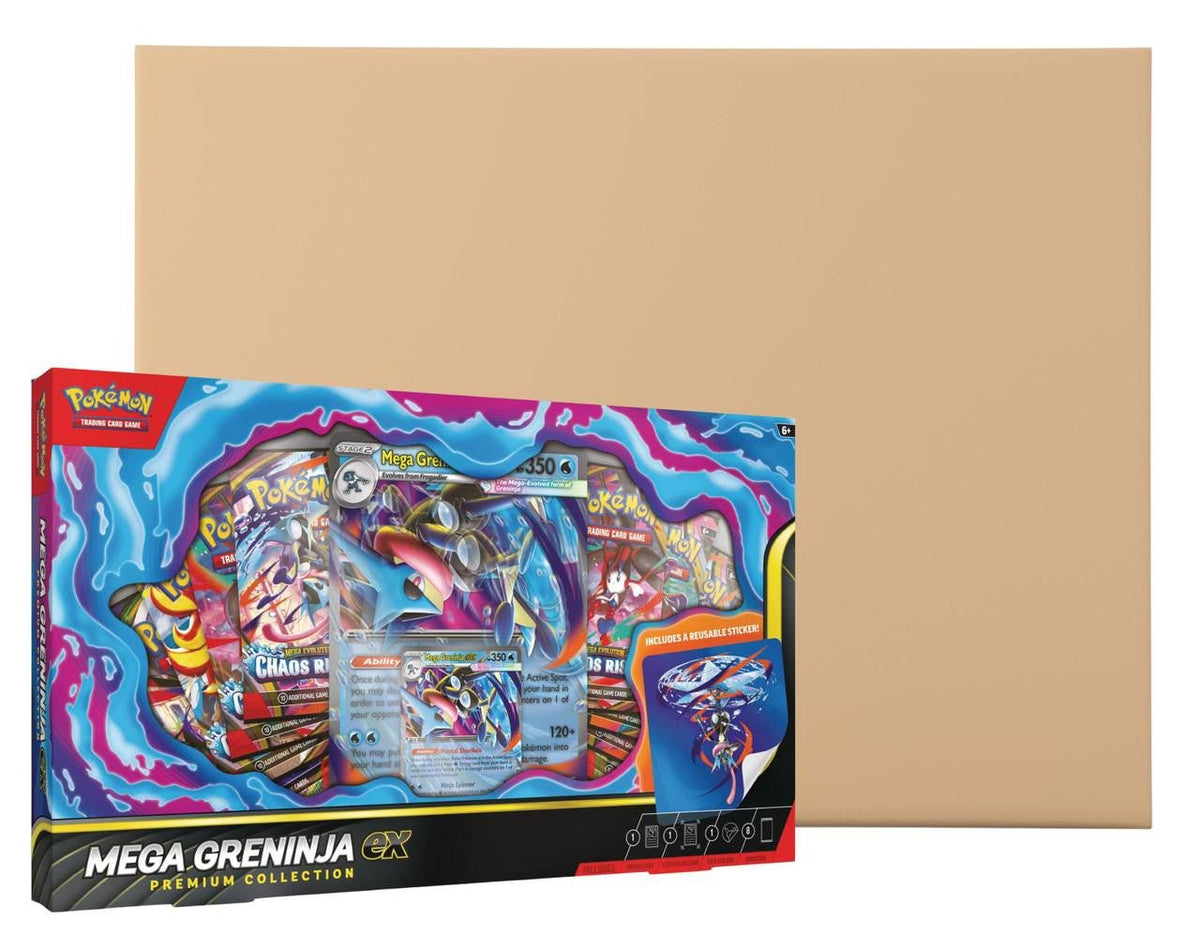 Pokémon Mega Greninja ex Premium Collection — Sealed 6-Box Case Pokemon