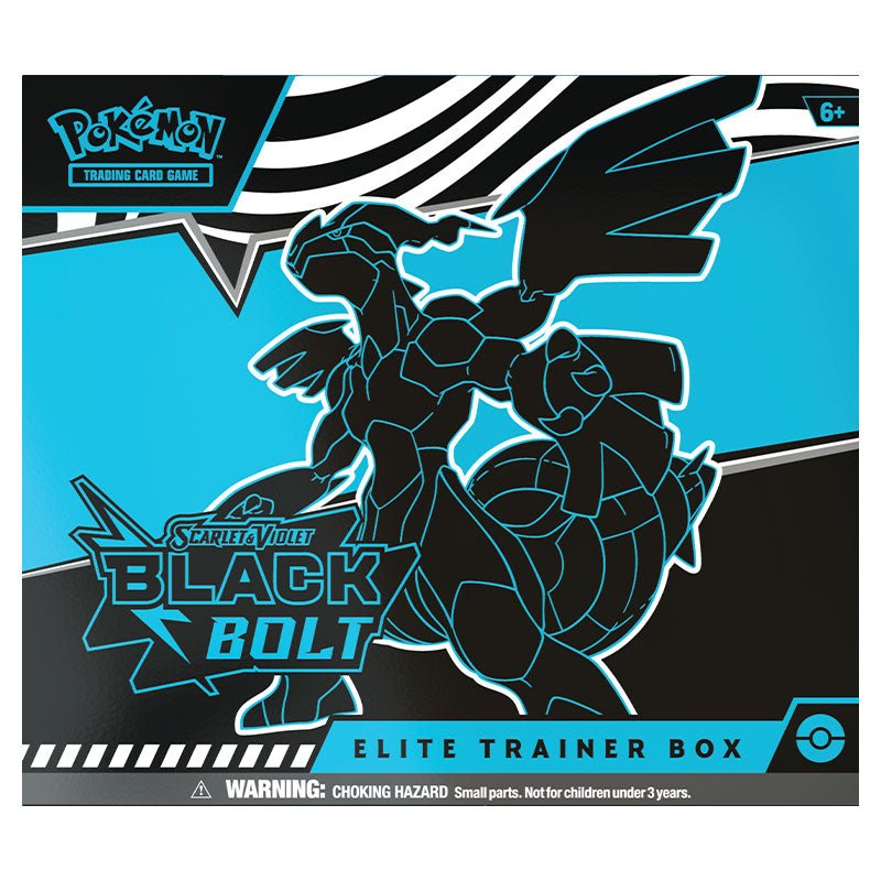 (RIPPED SEAL) Pokemon - Scarlet & Violet - Black Bolt - Elite Trainer Box (Copy) Pokemon