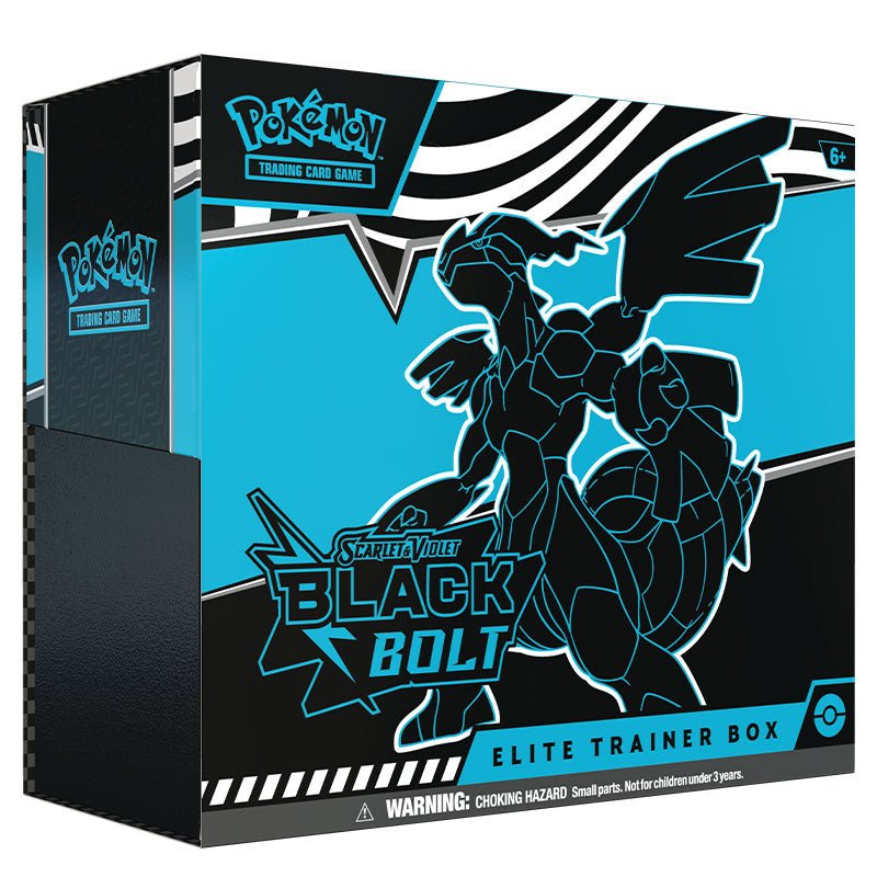 (RIPPED SEAL) Pokemon - Scarlet & Violet - Black Bolt - Elite Trainer Box (Copy) Pokemon