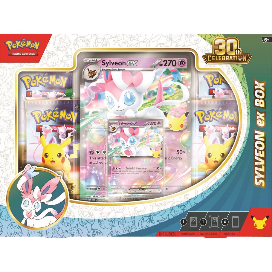Pokémon TCG: ex Box - Sylveon - 30th Celebration Pokemon