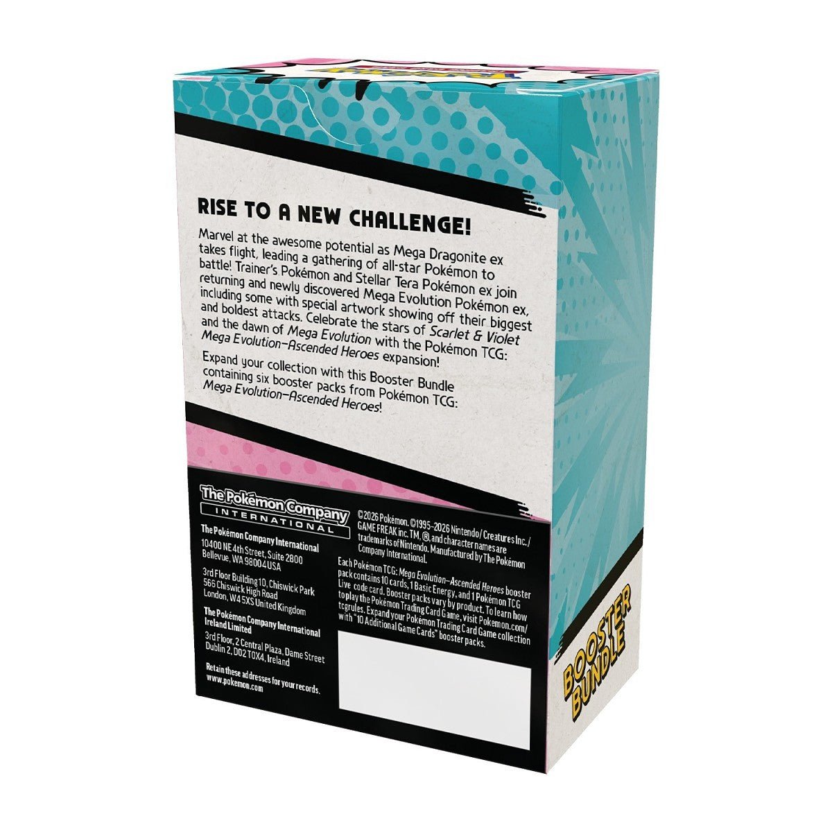 Pokémon TCG: Mega Evolution-Ascended Heroes Booster Bundle (6 Packs) Pokemon