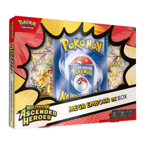 Pokémon TCG: Mega Evolution Ascended Heroes - Mega Emboar ex Box Pokemon