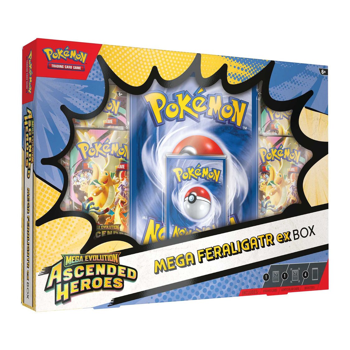 Pokémon TCG: Mega Evolution Ascended Heroes - Mega Feraligatr ex Box Pokemon