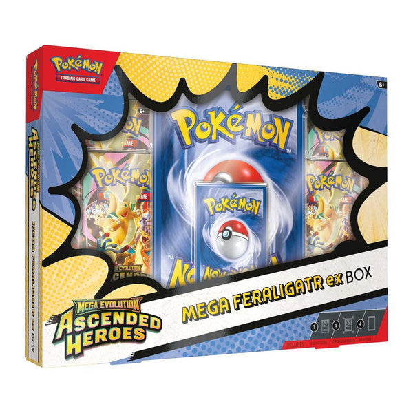 Pokémon TCG: Mega Evolution Ascended Heroes - Mega Feraligatr ex Box Pokemon