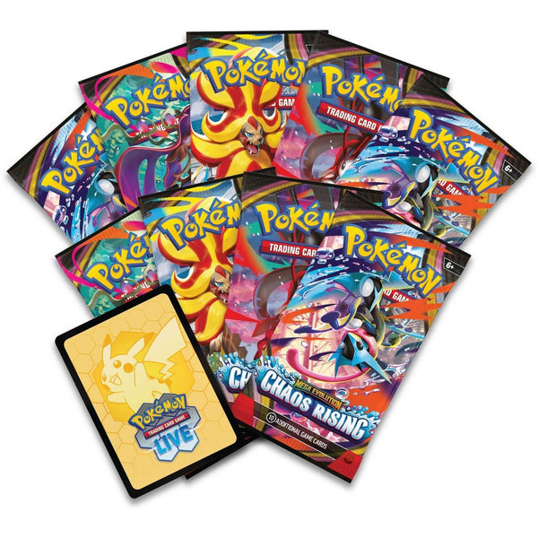 Pokémon TCG: Mega Evolution Chaos Rising - Elite Trainer Box - PokemonETB - Pokemon Sealed