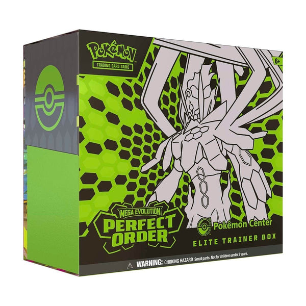 Pokémon TCG: Mega Evolution-Perfect Order Pokémon Center Elite Trainer Box Pixel-Hub Media Ltd