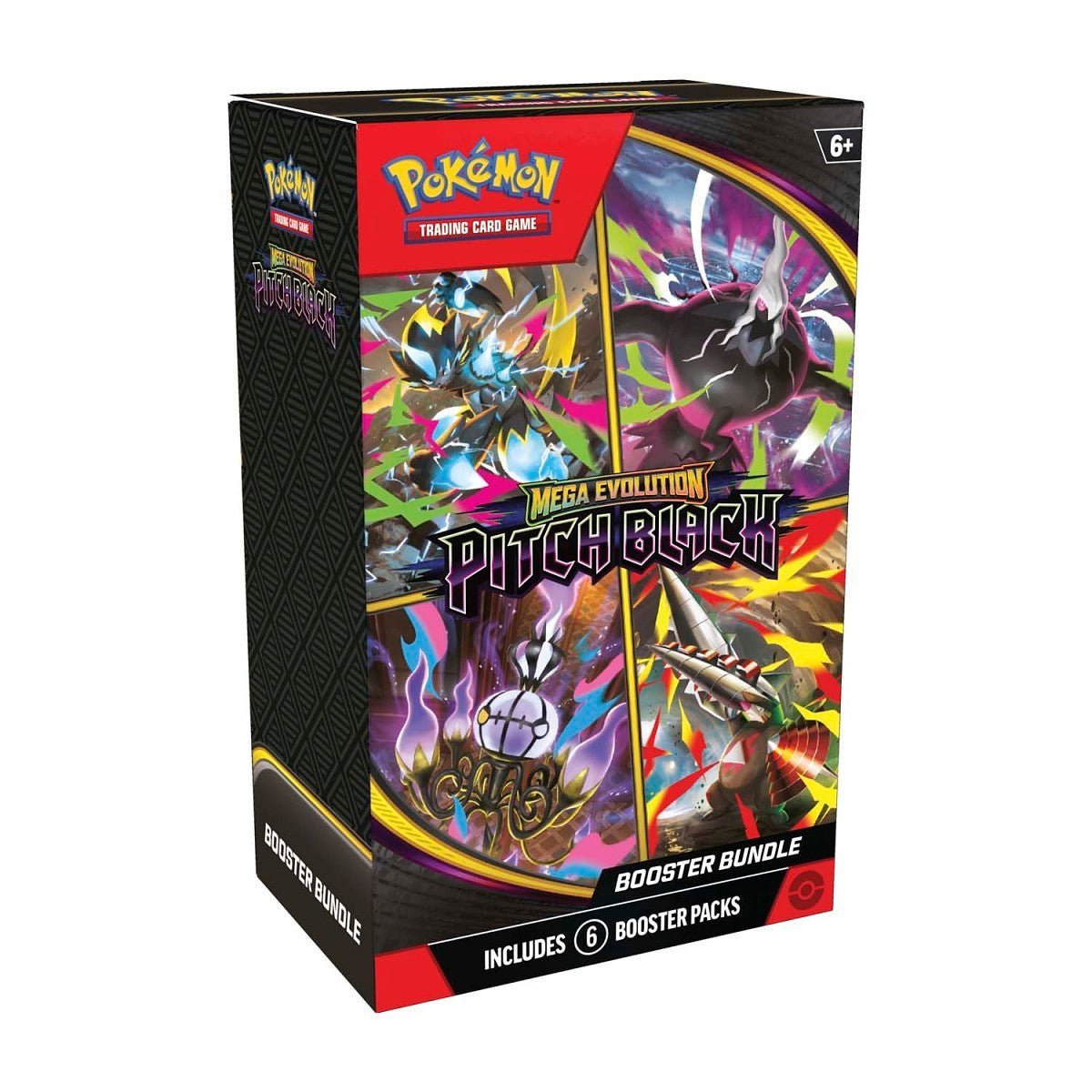 Pokémon TCG: Mega Evolution-Pitch Black Booster Bundle (6 Packs) Pokemon
