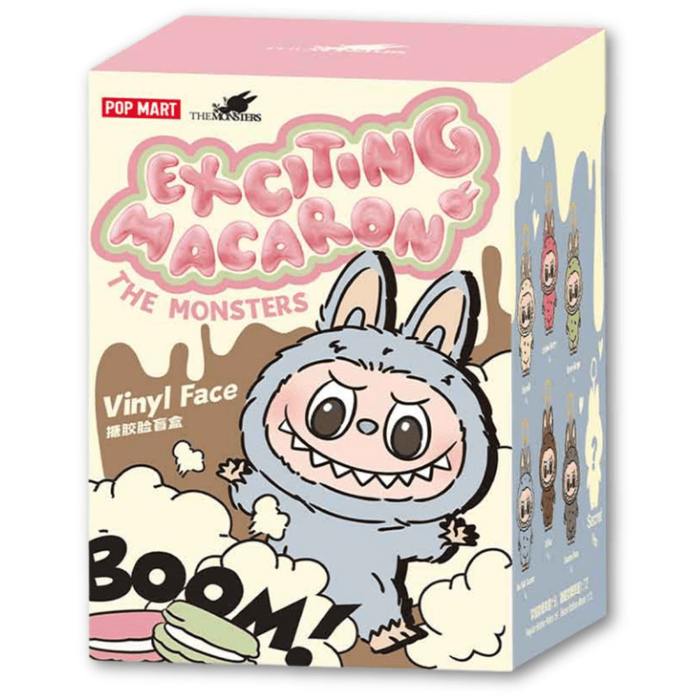 Pop Mart Labubu The Monsters 'Exciting Macarons' Vinyl Single Box Pop Mart