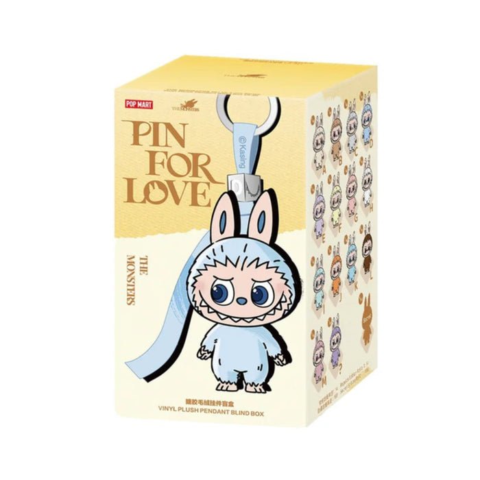 Pop Mart Labubu The Monsters 'Pin for Love' Series Vinyl Plush Pendant Blind Box (A-M) PopMart