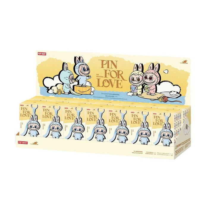 Pop Mart Labubu The Monsters 'Pin for Love' Series Vinyl Plush Pendant Blind Box (A-M) PopMart