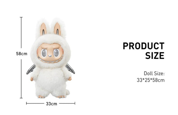 Pop Mart Labubu The Monsters ZIMOMO Angel In Clouds Vinyl Doll Pop Mart