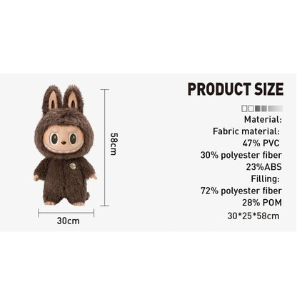 POP MART LABUBU THE MONSTERS ZIMOMO I FOUND YOU VINYL DOLL + TOTE BAG (58CM) PopMart