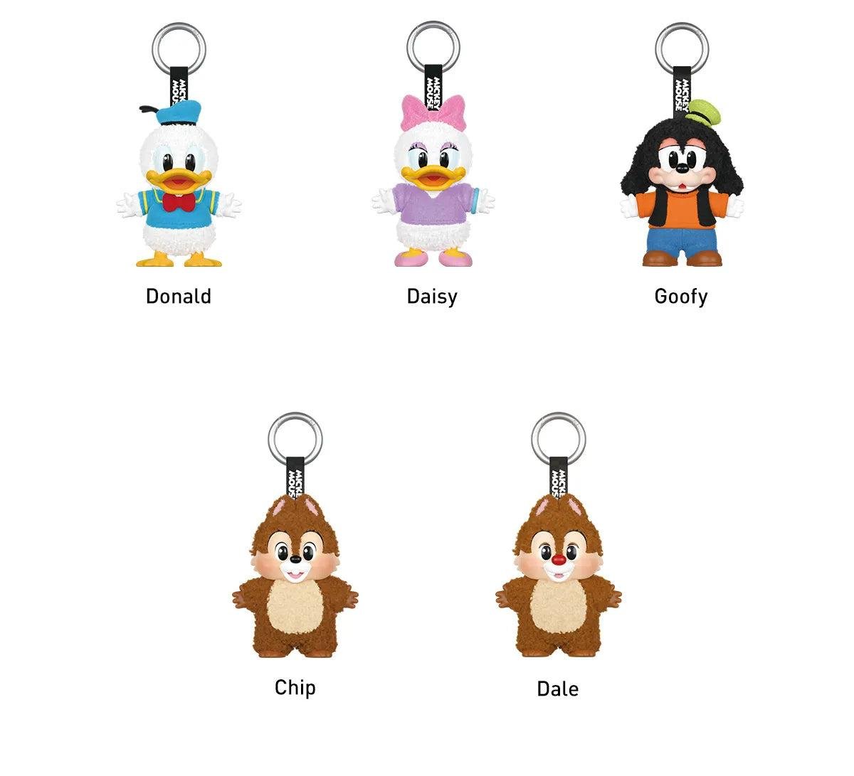 Pop Mart Mickey Family Cute Together Keychain Series Figures Pop Mart