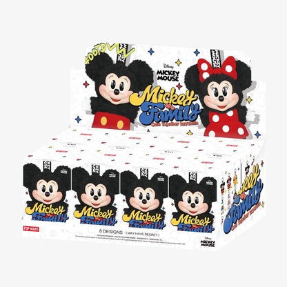 Pop Mart Mickey Family Cute Together Keychain Series Figures Pop Mart