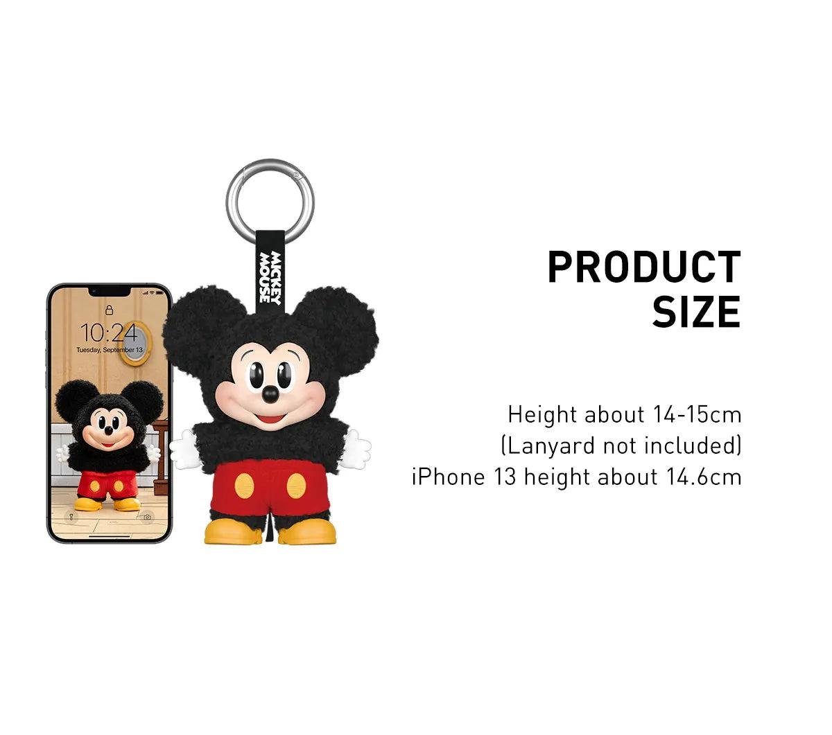 Pop Mart Mickey Family Cute Together Keychain Series Figures Pop Mart