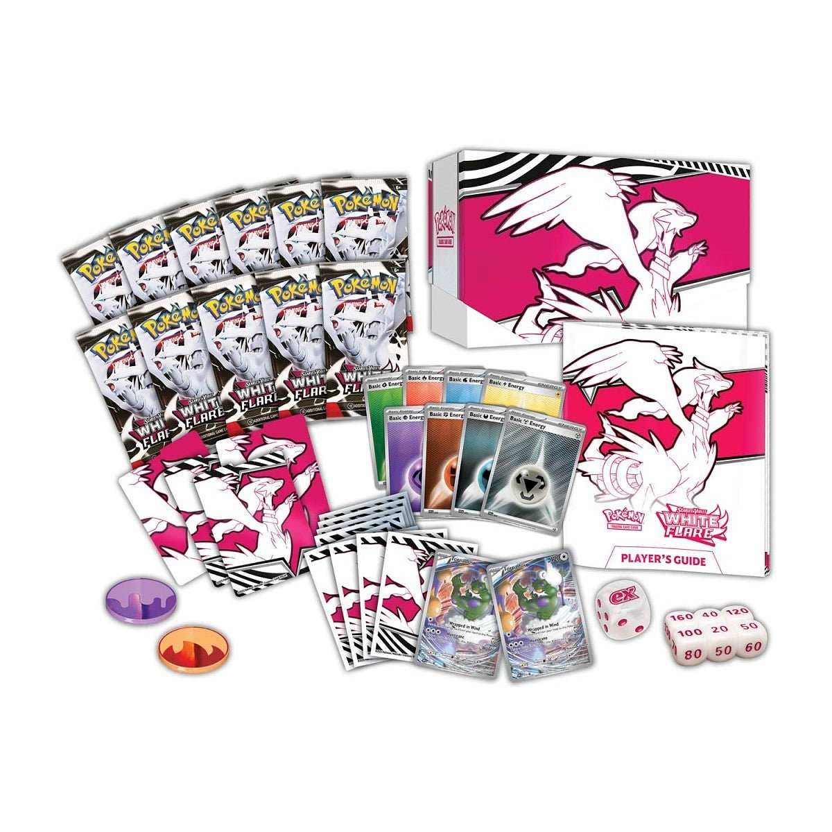 Scarlet & Violet—White Flare Pokémon Center Elite Trainer Box Pokemon