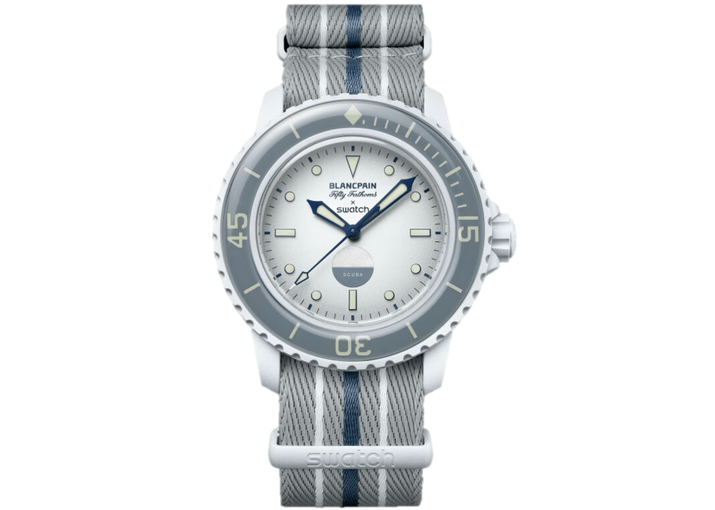 Swatch x Blancpain Bioceramic Scuba Fifty Fathoms Antarctic Ocean (SO35S100) Swatch