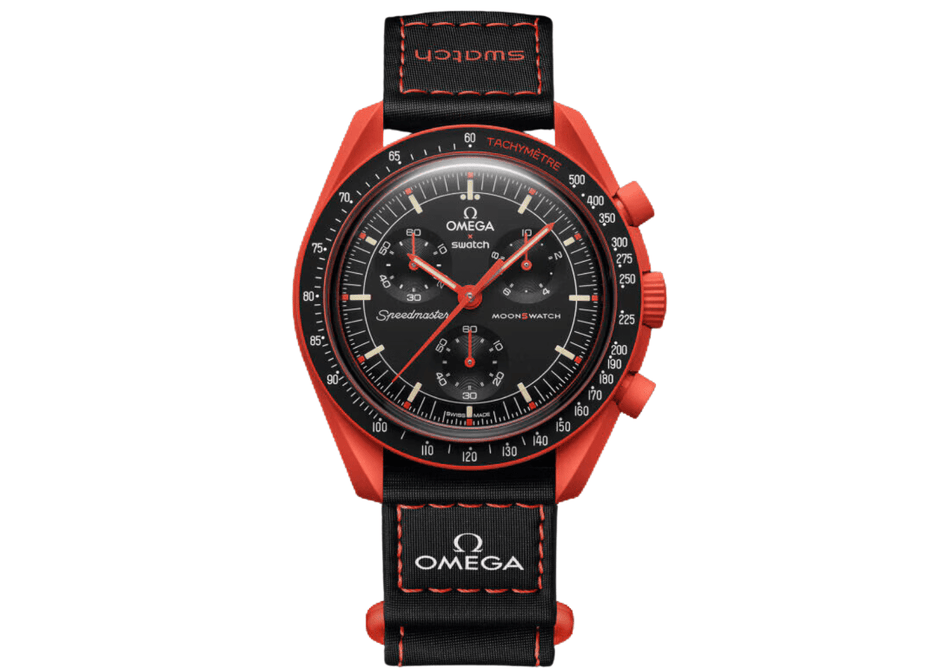 Swatch x Omega MoonSwatch Mission to Earth Lava | Pixel Hub