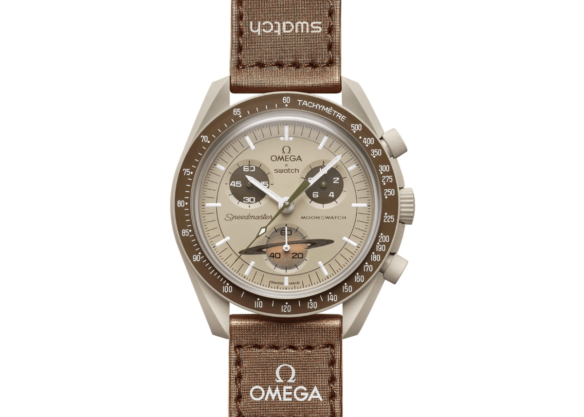 Swatch x Omega Bioceramic Moonswatch Mission to Saturn (SO33T100) Swatch